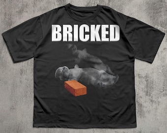 Camiseta con gato noqueado, meme de gato, camiseta de Brainrot, camiseta de gatos tontos, ropa desquiciada, camisetas raras, camisetas resistentes