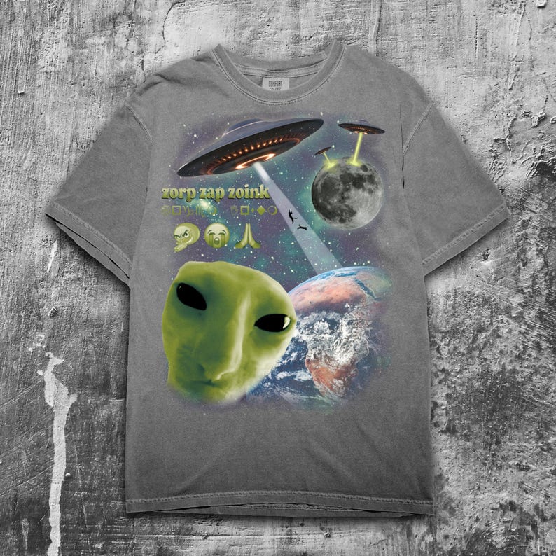 Funny Alien Cat Meme T-shirt, Silly Cats Shirt, Gift for Cat Lover ...