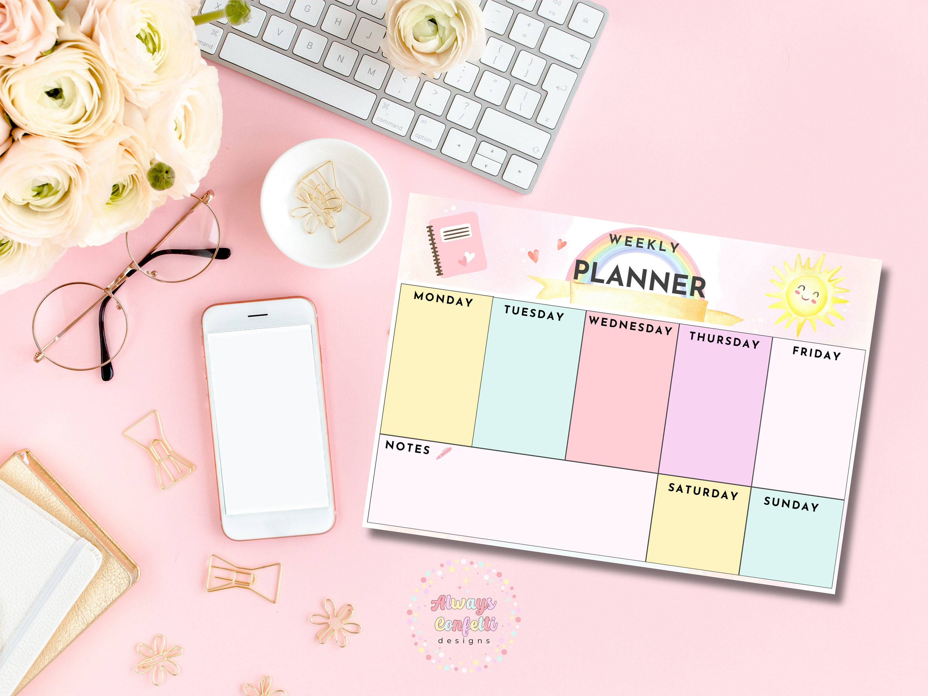 ADHD Weekly Planner for Kids
