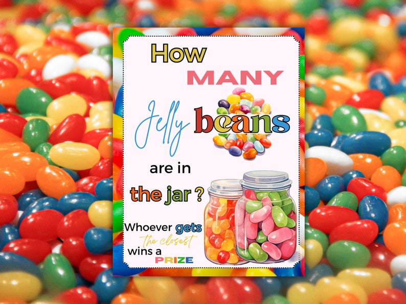 Guess How Many Jelly Beans Are in the Jar, How Many Jelly Beans Are in