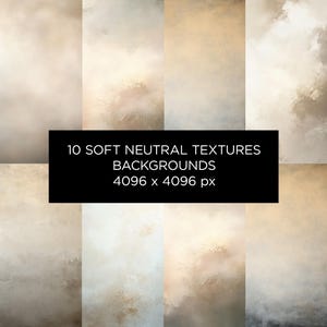 Soft & Serene - Set of 10 Digital Backgrounds for Portrait Photography