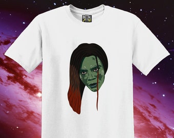 Gamora | Guardians of the Galaxy T-Shirts | MARVEL Fan Art | Adult Size Tees