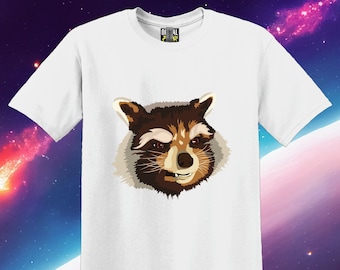 Rocket | Guardians of the Galaxy T-Shirts | MARVEL Fan Art | Adult Size Tees