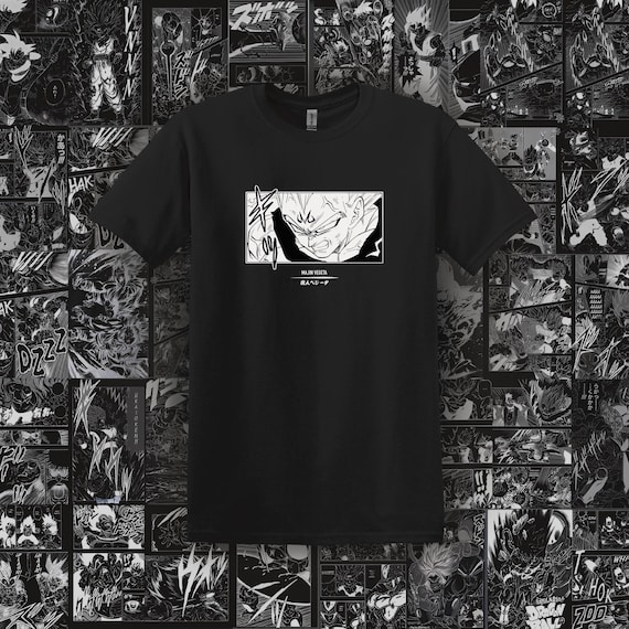 Anime Streetwear Majin Vegeta Manga Hoodie & T-Shirt | Dragon Ball Z | Anime Fan Art | Adult Size Tees