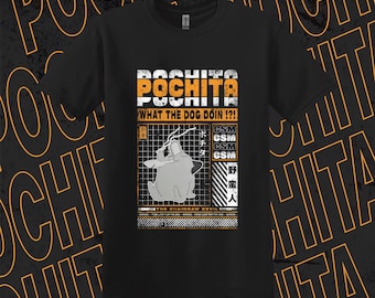 Pochita “What The Dog Doing?” - Chainsaw Man | Anime Streetwear Hoodie & T-Shirt | Anime Fan Art | Memes | Adult Size Graphic Tees