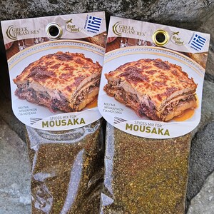 Griechische Naturgewürze Gewürzmischung ''MOUSAKA'' Traditionelle Big Pack 50g Mix 11 Bild 1