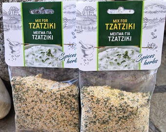 Mix di spezie naturali greche Condimento ''TZATZIKI'' Confezione grande tradizionale da 80 g Mix #19
