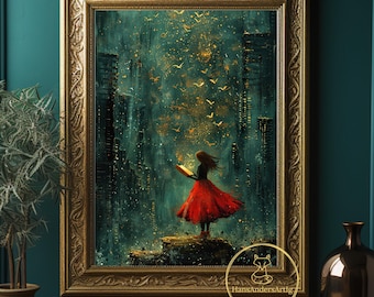 Poster Book Art Library Wall Art Poster For Reader Dark Cottagecore Bookish Gift For Book Lover Living Room Dark Academia Decor