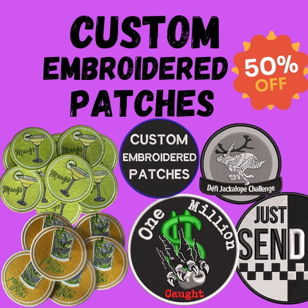 custom embroidery patches , Custom logo Patches , Custom Iron On Patches ,Custom VELCRO Hook & Loop Patches , Custom embroidered patches