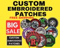 custom embroidered patches , Custom logo Patches , Custom Iron On Patches ,Custom VELCRO Hook & Loop Patches ,Custom Sew on Patches