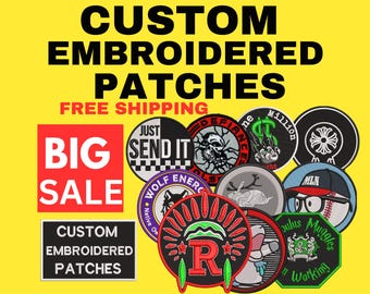 custom embroidered patches , Custom logo Patches , Custom Iron On Patches ,Custom VELCRO Hook & Loop Patches ,Custom Sew on Patches