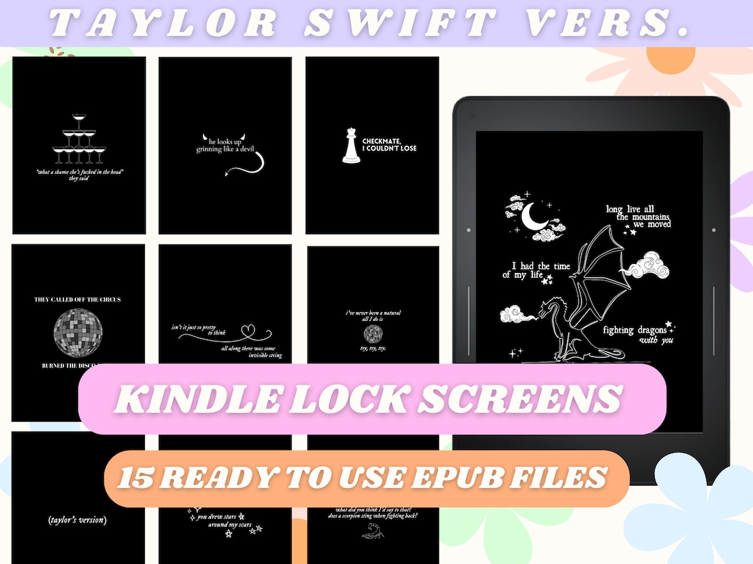 15 Kindle Taylor Swift Lockscreen Paperwhite Lock Screen Etsy