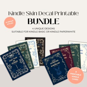 Zestaw naklejek na Kindle Skin | Pobieranie cyfrowe PNG