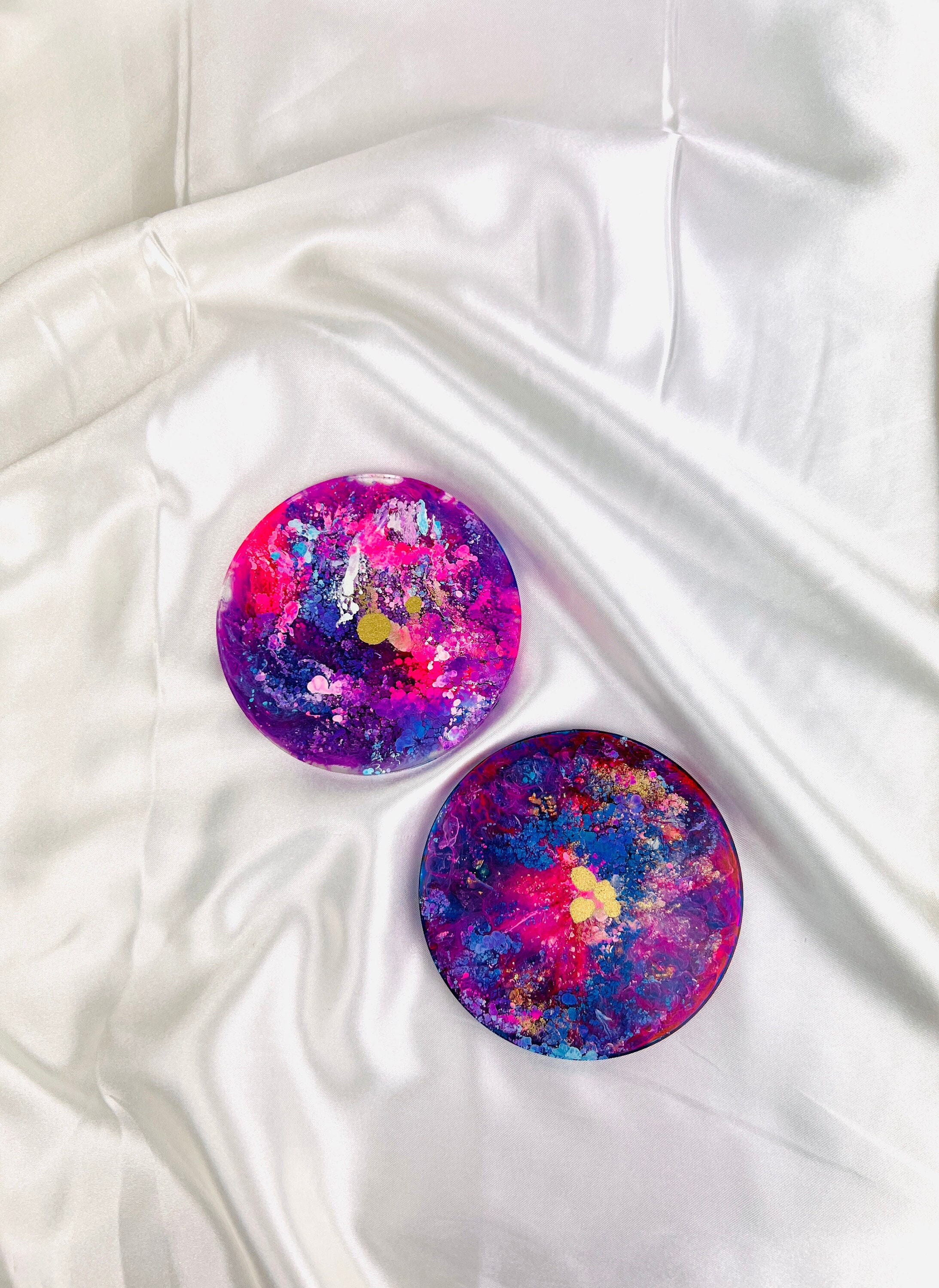 Fluid Artist Round Petri Dish Silicone Mold Round Coaster Making Epoxy –  Phoenix