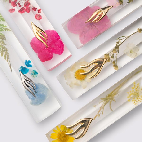 Funda de mezuzá floral hecha a mano: colorida funda para mezuzá, accesorio judío moderno, rituales judaicos