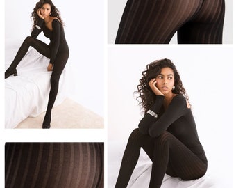 Opaque 40DEN tights S-XL Belvedere Black tights nylons women 36-50