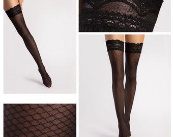 Elegant hold-up stockings 20DEN black S-L Dolcezza Business Nylons ladies stockings 36-46 nylon stockings