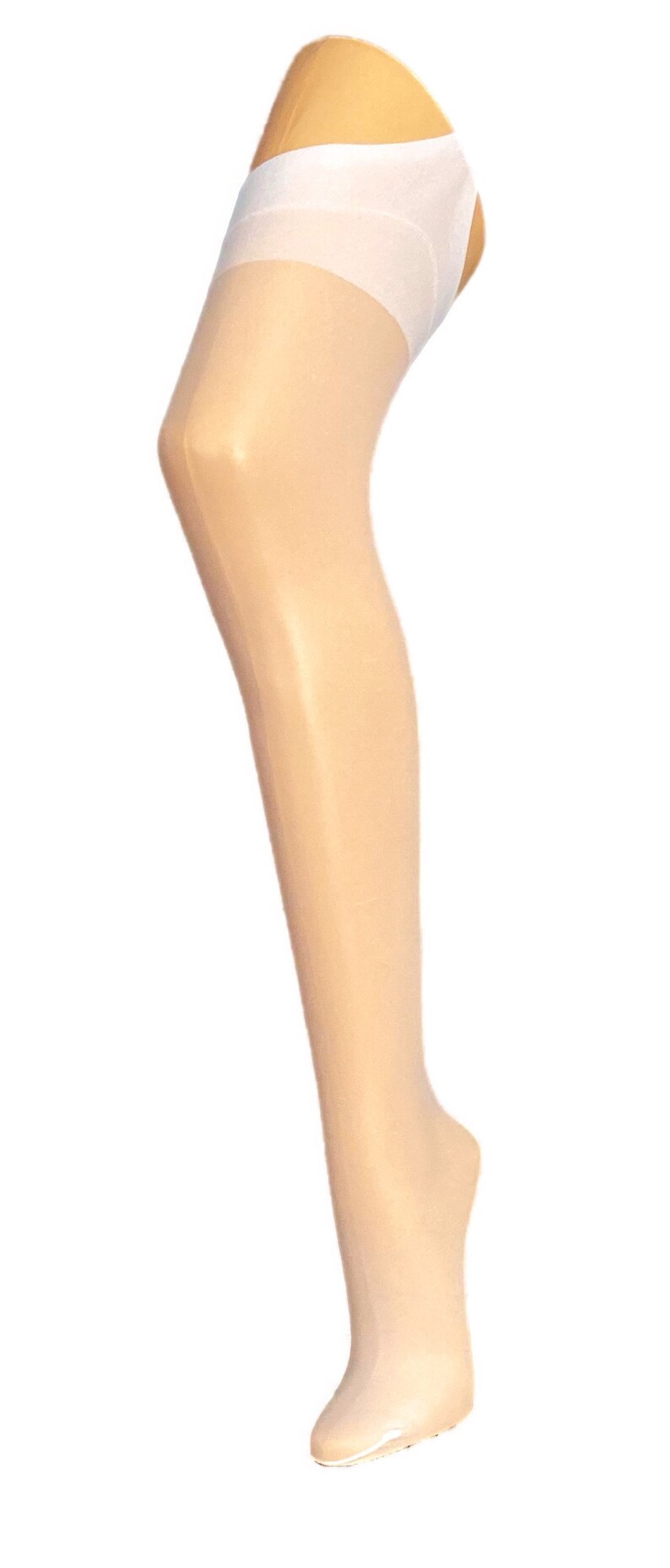 Strapsstrümpfe 20DEN S-3XL Justine Strapse Strümpfe Nylons Damenstrümpfe Schwarz, Tan, Weiß, Light Natural Bild 3