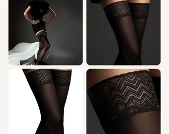 Opaque Hold-Up Stockings 60DEN Black S/Meter/L Ester Microfiber Ladies Stockings 36-46 Nylon Stockings