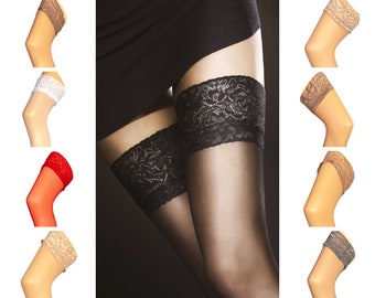 Elegante zakelijke hold-up kousen 20DEN nylons S-XXL Milena dameskousen nylon kousen 36-54