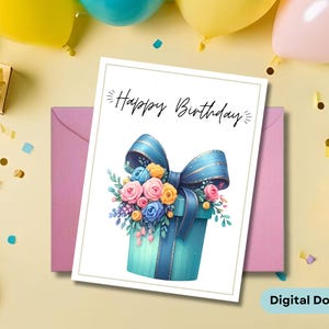 Verjaardagskaart cadeau, verjaardagswensenkaart, afdrukbare verjaardagskaart, verjaardagskaart cadeau, verjaardagskaart, verjaardagskaart inkleuren