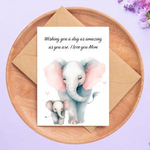 Mother's Day cards, Happy Mothers Day Card, Mothers Greeting Cards, Printable Mother's Day Card, Tarjeta día de las Madres, Feliz Día Mamá