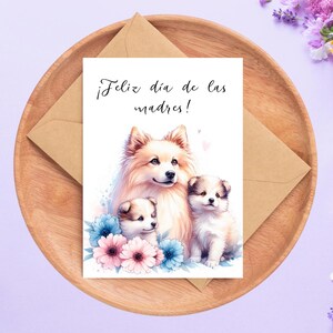 Carte de fête des mères, carte de vœux pour maman, carte de fête des mères imprimable, carte pour maman, cadeau unique pour maman