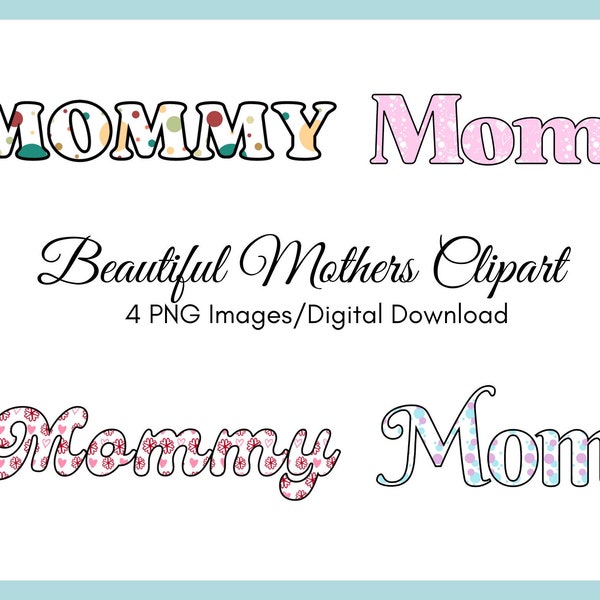 Imagenes prediseñadas png, Mom and Mommy png cliparts, beautiful mothers clipart, clipart for mugs, cards, t-shirts, stickers.