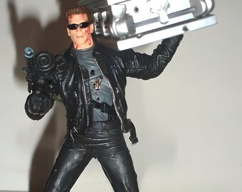 Terminator Rise of the Machines Arnold Schwarzenegger Super Classic Hero STL File Print Gift Movie Lover Game Custom Action Figure 3d model