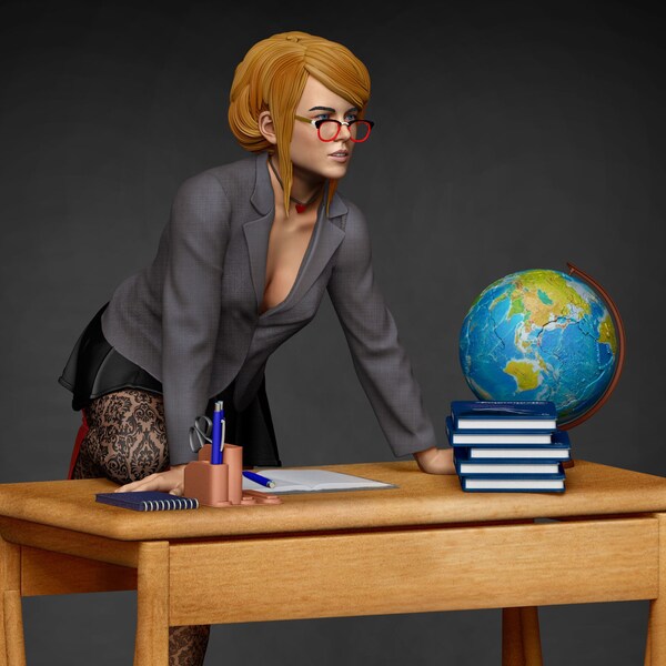 Nicole Kidman Teacher SFW 3D STL File 3D Printer Movie Actress Anime , 3D Print Model, Gift Movie Lover, Game, Custom Action Figure 3d model