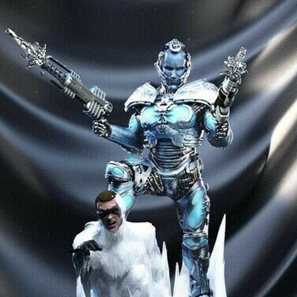 Mr Freeze Arnold 1997 Legend King STL File Super Hero Joker Figure Model Gift Movie Lover Game Custom Action Figure Comic Anime 3d model