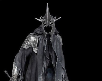 Lotr Witch King of Angmar The Lord Rin Gandalf Middle Earth Mordor STL File Printer Gift Movie Lover Game Custom Action Figure 3d model