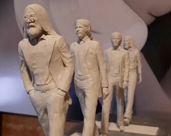 The Beatles Abbey Road Ringo Starr Paul McCartney John Lennon Guitar Rock 3D STL File Printer Model Gift for Movie Action Figure 3d model