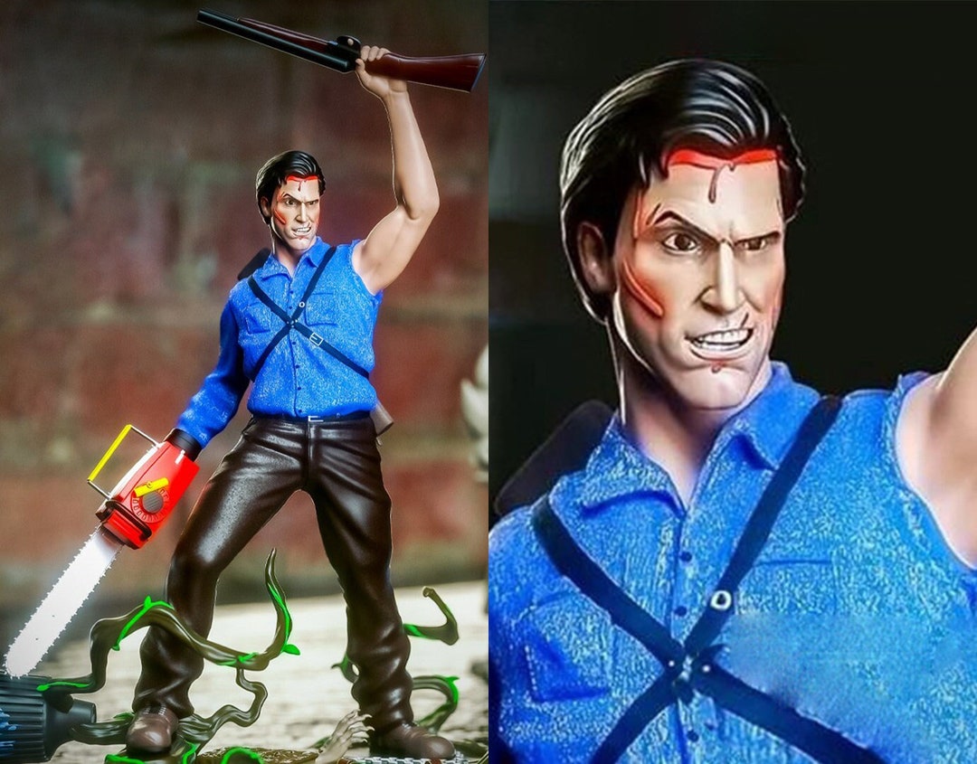 Army of Darkness Ash Evil Dead Ash Williams STL File Print Horror Legend Figure Gift Movie Lover