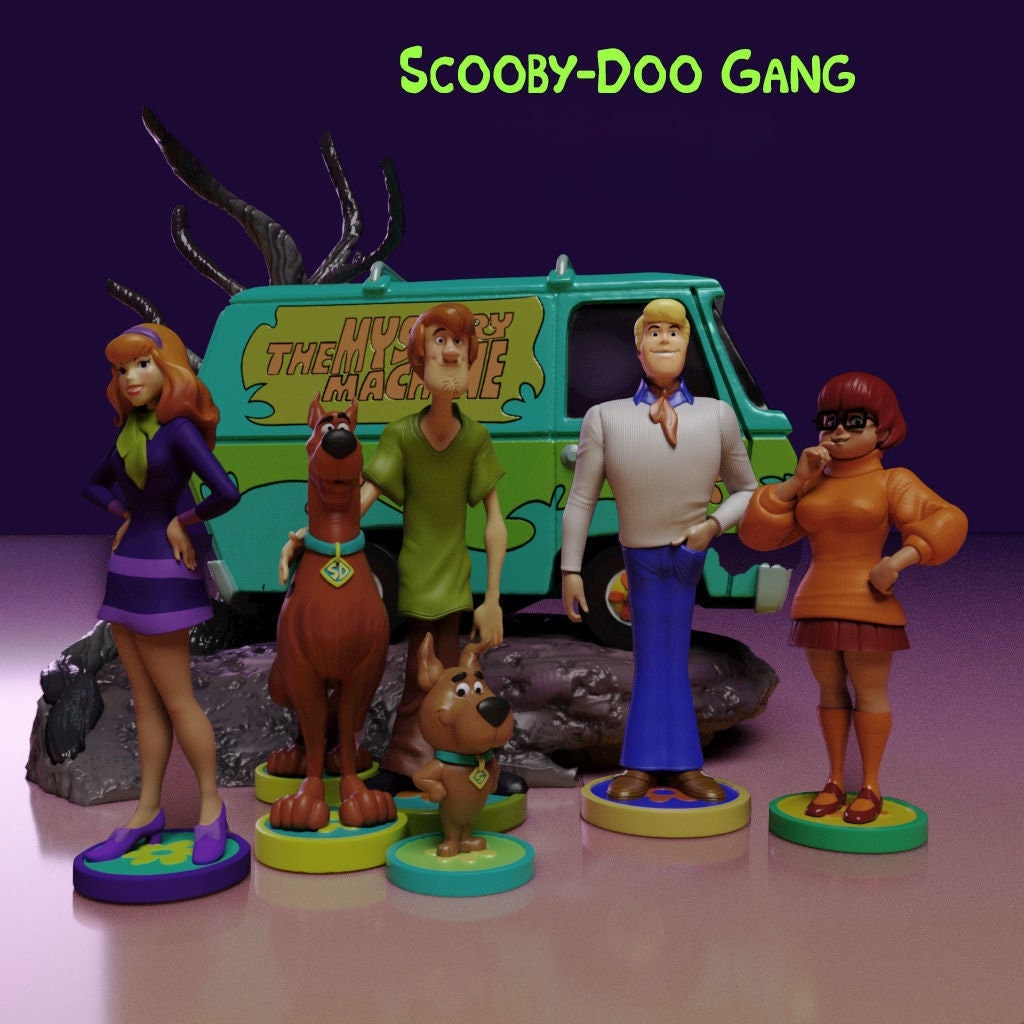 OBJ file Velma Dinkley and Scooby Doo in pose 🫦・3D printable design to  download・Cults