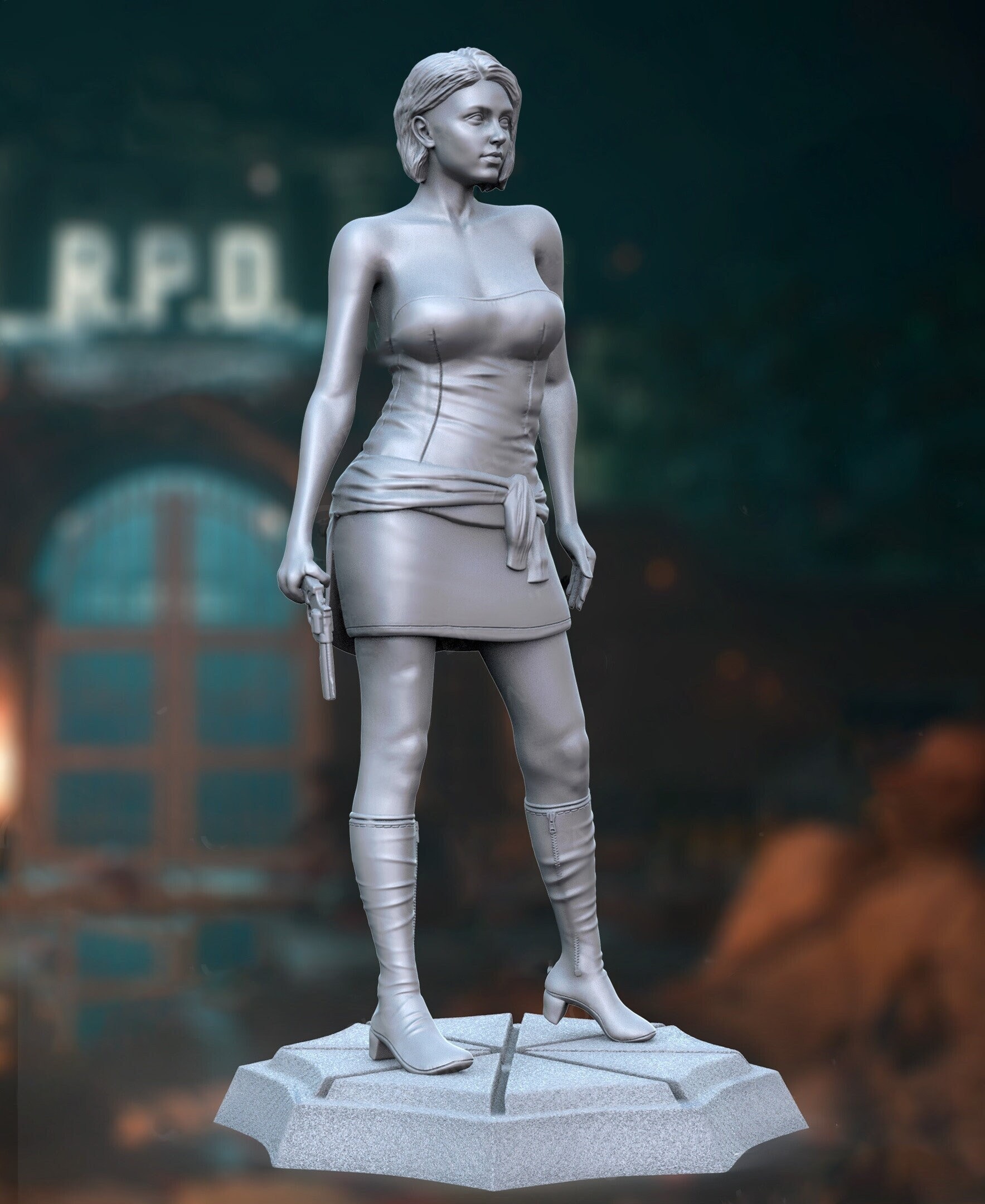 STL file Resident Ada and Dress1 - by SPARX ♀️・Model to download and 3D  print・Cults