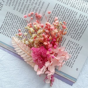 Mini dried flower bouquet, small bouquets, guest gift, wedding decoration, boutonniere, small bouquet for wedding, dried flowers