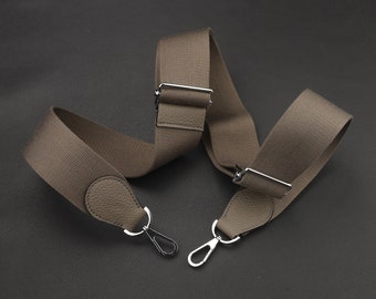 50mm adjustable matching canvas shoulder strap,Evelyne leather crossbody bag strap,Guitar strap