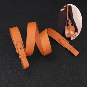 30 mm Togo Leder Schultergurt für Picotin Tasche, Picotin Taschengurt, Passend in Picotin PM, MM, GM