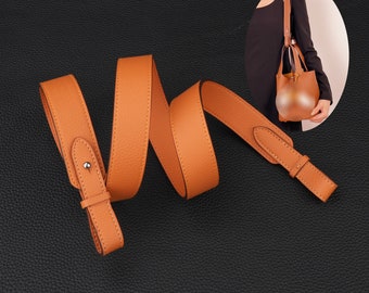 30mm Togo leather shoulder strap for Picotin bag, Picotin bag strap,Fit in Picotin PM,MM,GM