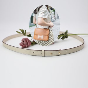 18 MM breiter Swift-Leder-Schultergurt für Constance Bag, im Austausch für einen alten Constance Bag Schultergurt