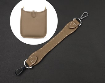 Asa de cuero togo de 3 cm de ancho para bolsos evelyn, hecha a mano y personalizada, longitud del asa para correa de hombro, correa cruzada