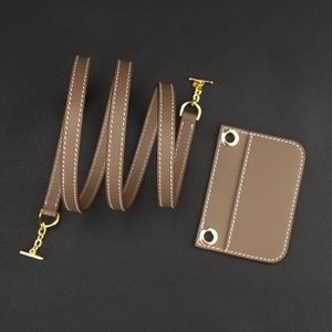 Nuevo diseño de inserto con correa para billetera para la billetera compacta Kelly Pocket de Epsom
