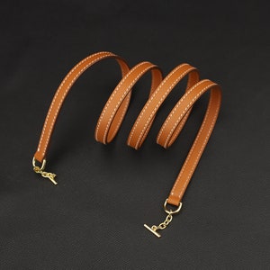 customized the leather shoulder strap in epsom leather ,evercolor leather ,togo leather ,swift leather for wallet with insert