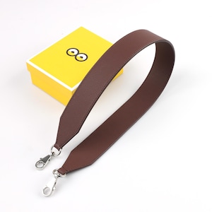 40mm wide Epsom leather shoulder bag strap,Handmade 4.0cm width togo leather shoulder strap for Your bag