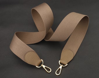 Leather for Evelyn Bag Shoulder Strap 5cm Wide Gold Color Togo Cow Leather Color Blocking Design Bag Accessories