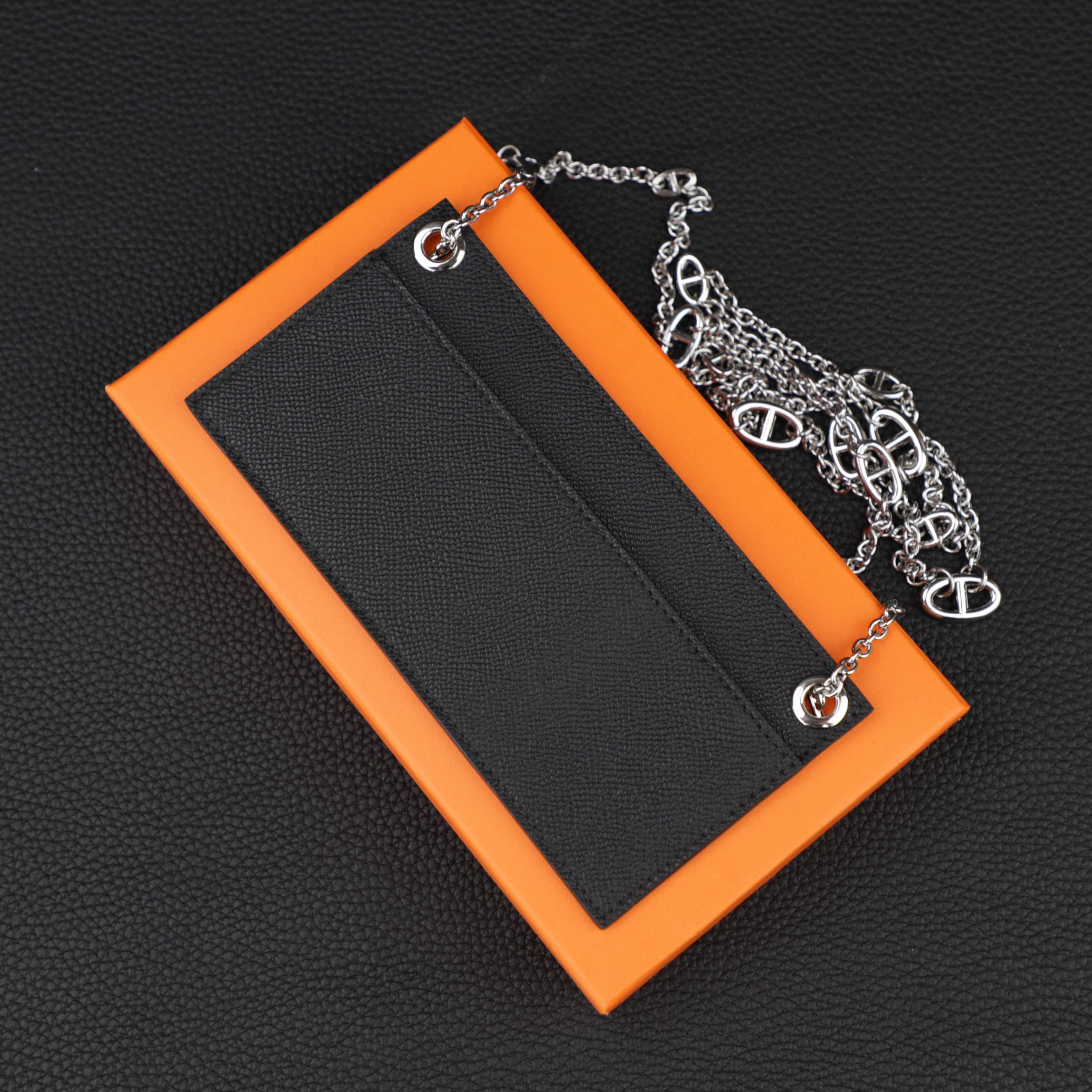 Epsom Leather Insert With Chain Strap for the Constance Long