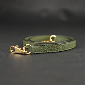Olive togo leather kelly bag strap GHD