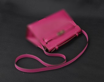 15mm Swift leather shoulder strap for kelly  pochette