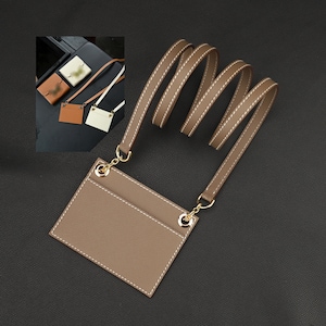 Epsom Einsatz mit Kettenriemen Brieftasche Schultergurt für Constance Compact Wallet, Geldbörse zur Schultergurt-Brieftasche